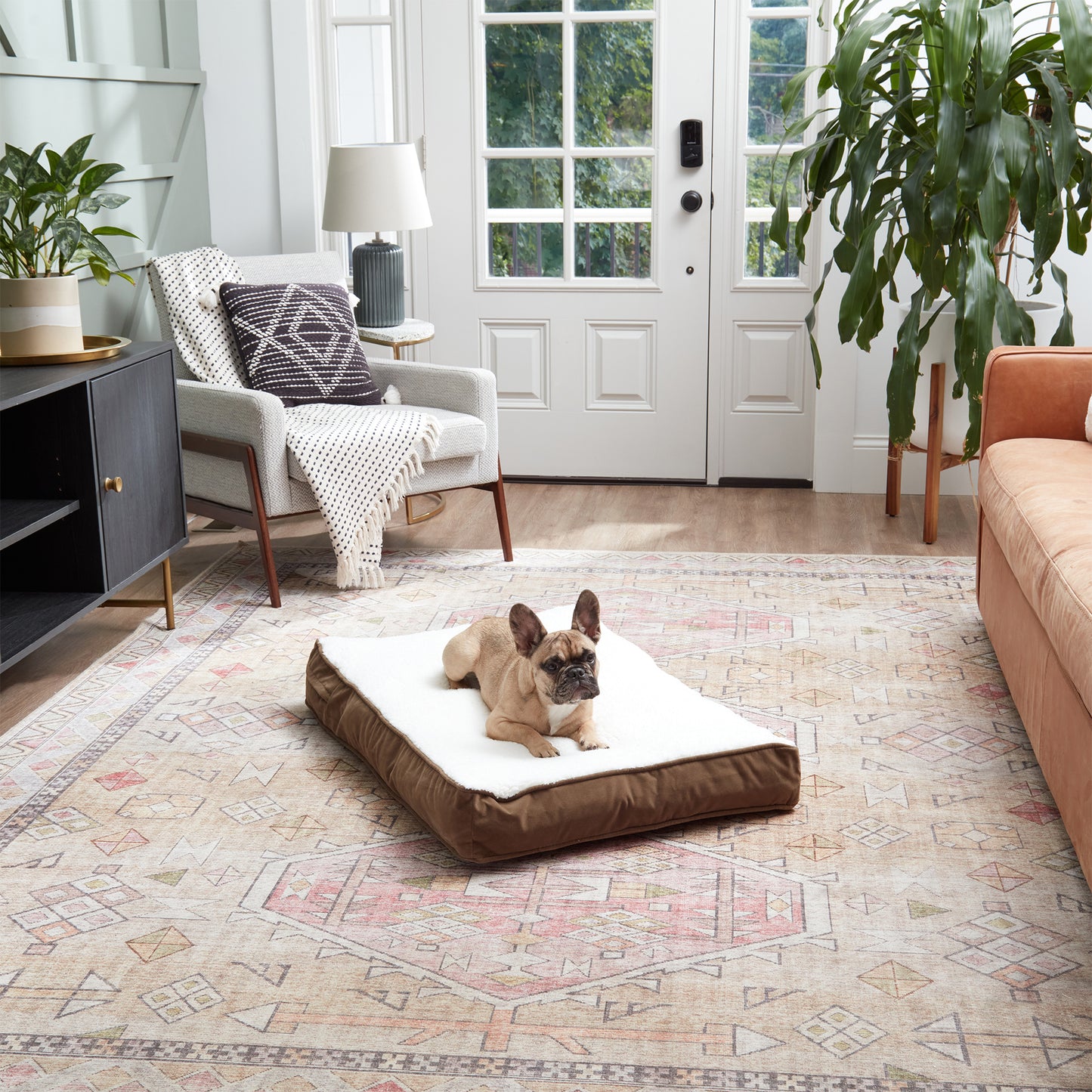 Daisy Rectangle Supportive Dog Bed
