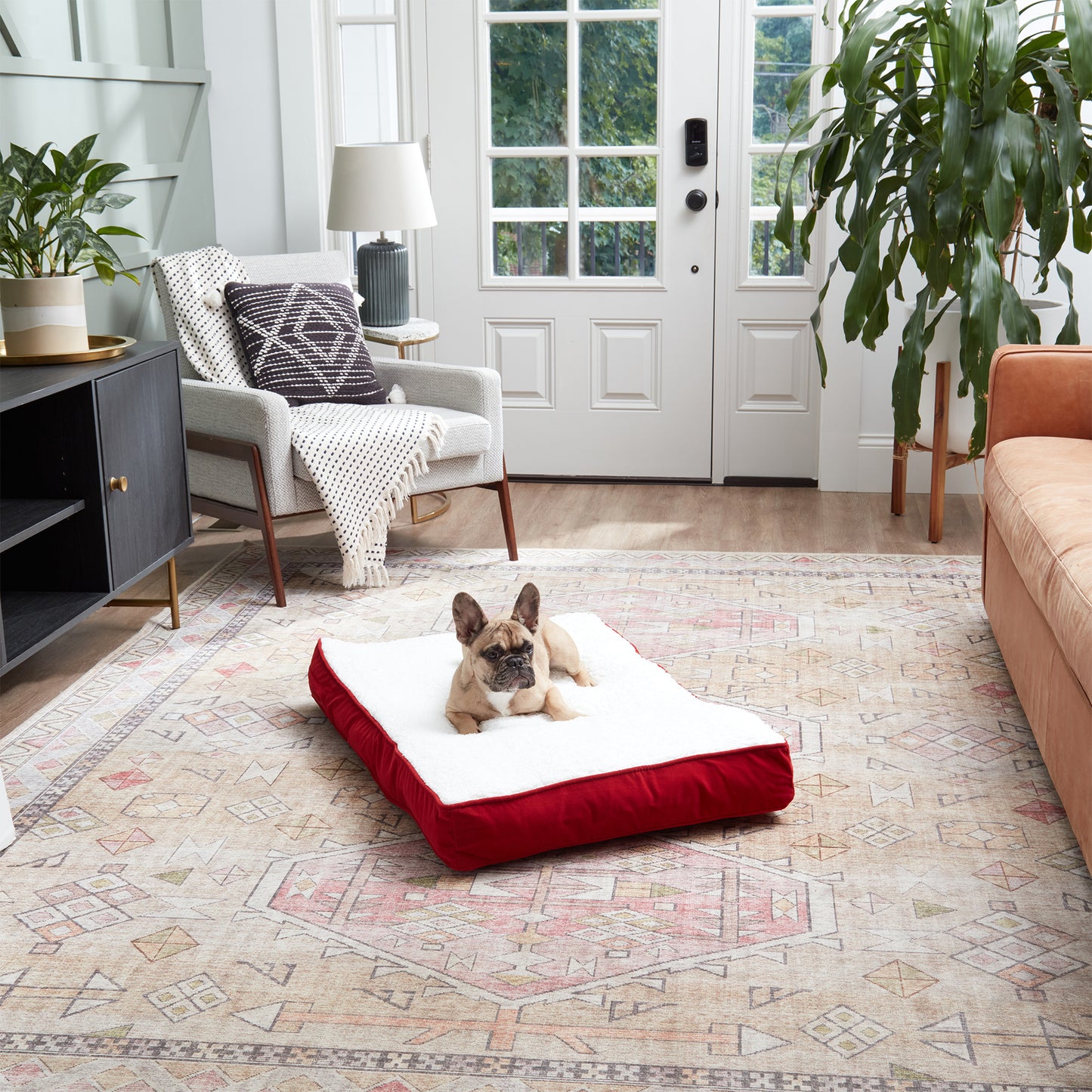 Daisy Rectangle Supportive Dog Bed