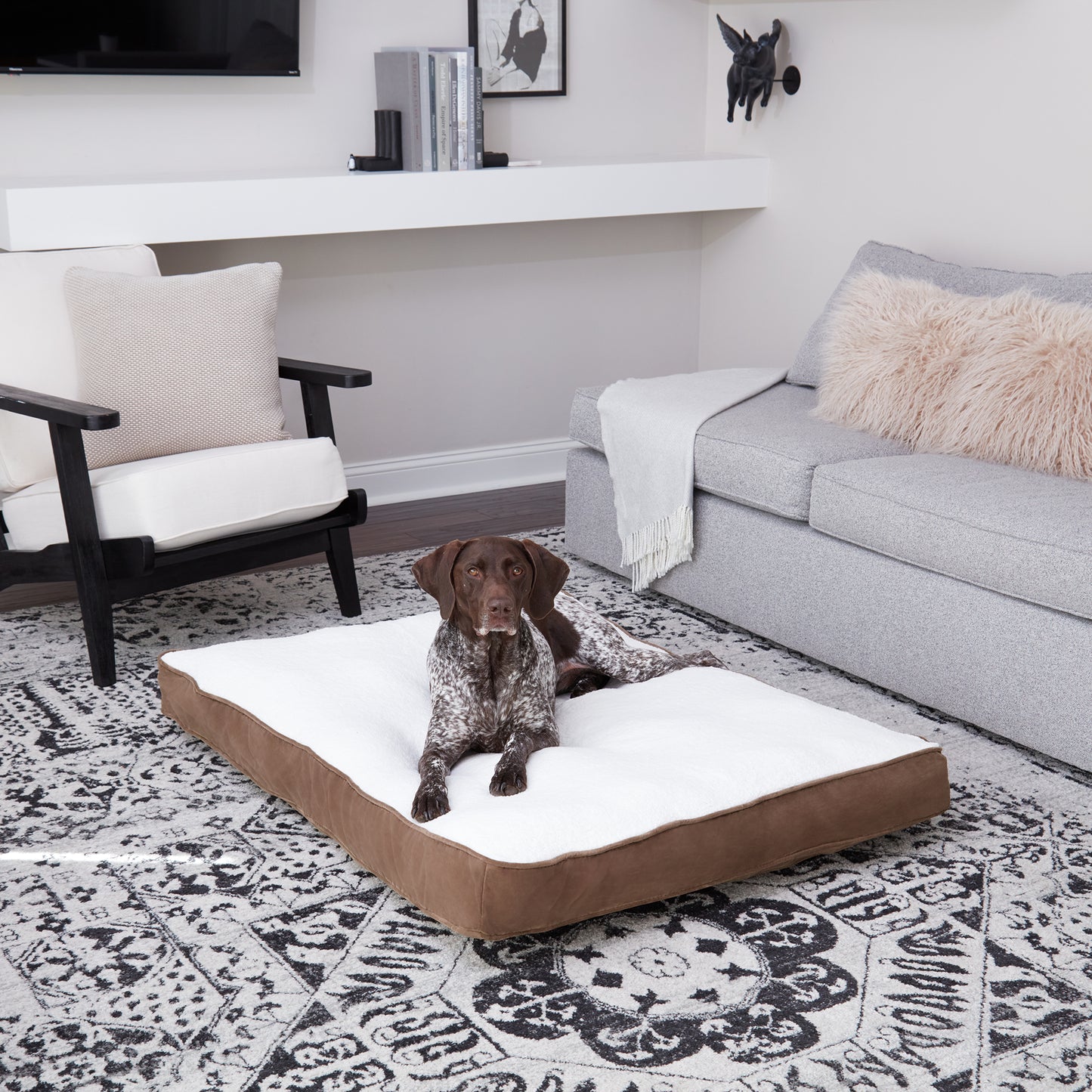 Daisy Rectangle Supportive Dog Bed