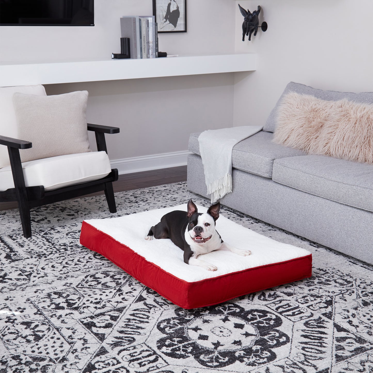 Daisy Rectangle Supportive Dog Bed