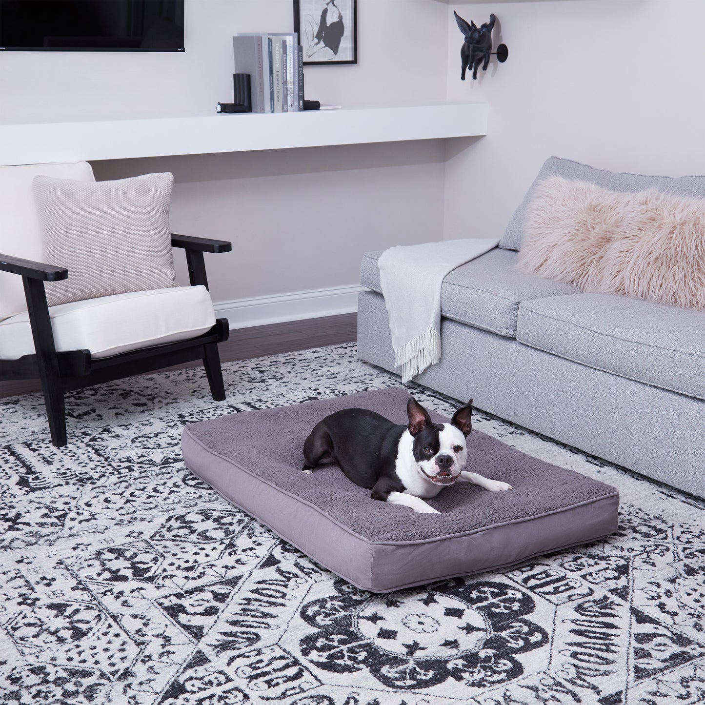 Daisy Rectangle Supportive Dog Bed